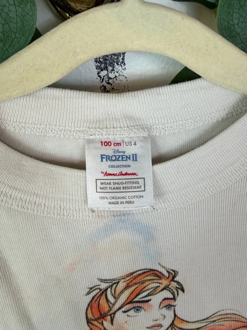 Hanna Andersson Frozen ll Anna Pajama Set Size 4